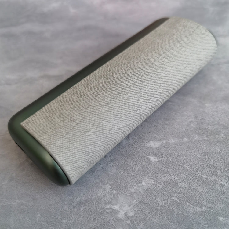 For IQOS ILUMA Prime/i Prime Solid Color Fabric Electronic Cigarette Protective Case(Grey)