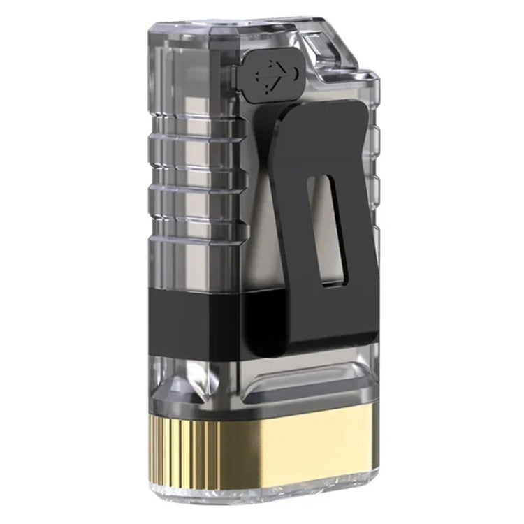 A11 Multi-function Mini Portable Light Dual LED Flashlight(Black)