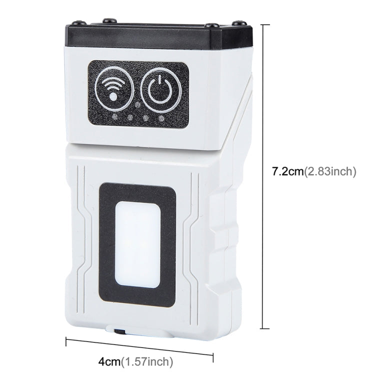 HW-213 Multi-function Rotating Sensing Cap Clip Work Light(Grey)