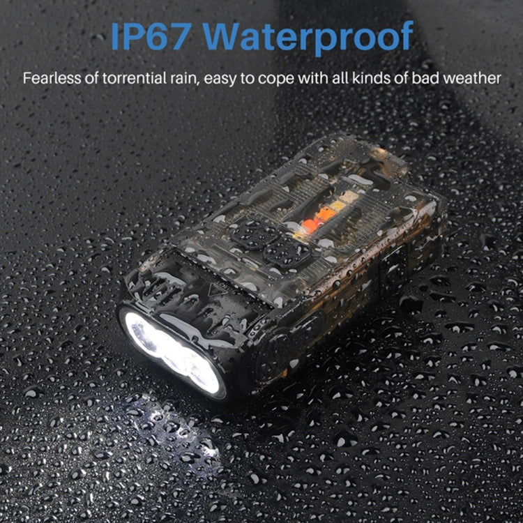 V15 EDC Flashlight Multi-function Work Light(Black)