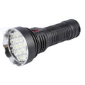 W5201-1 19 LEDs 3200LM Super Bright Rechargeable Flashlight(Black)