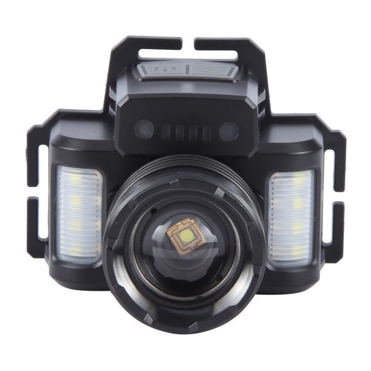 HL-03 Intelligent Induction Zoom Headlight Work Light(Black)