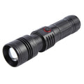 816 20W Spotlight 2000LM Telescopic Zoom LED Flashlight(Black)