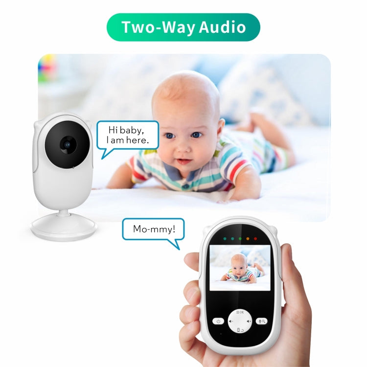 SM25 2.4 inch LCD Screen Baby Monitor Care Camera(EU Plug)