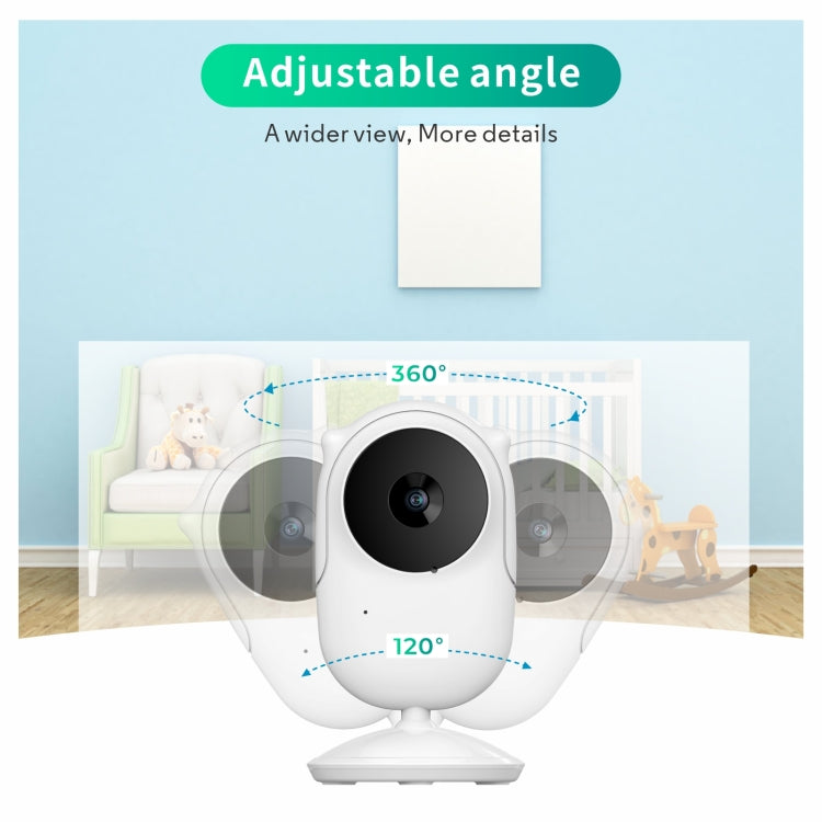SM25 2.4 inch LCD Screen Baby Monitor Care Camera(US Plug)