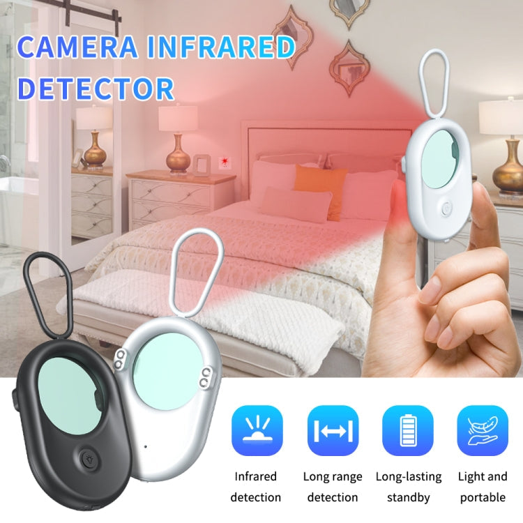 T02 Smart Infrared Camera Detector Anti-Sneak Shooting Scanner(Black)
