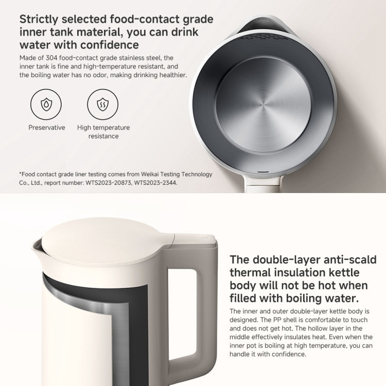 Xiaomi Mijia 1.5L 1500W Electric Kettle C1, CN Plug(White)