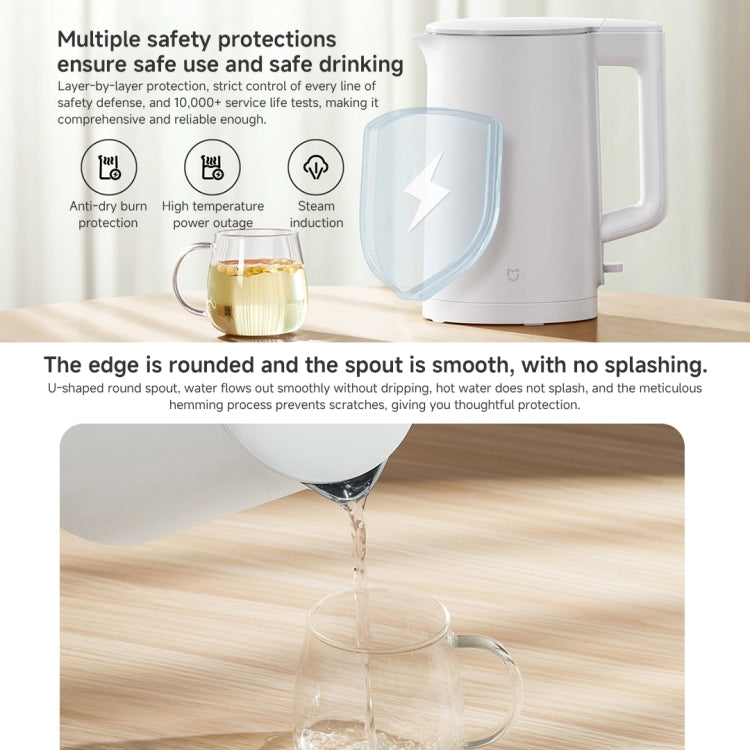 Xiaomi Mijia 1.5L 1500W Electric Kettle N1, CN Plug(White)