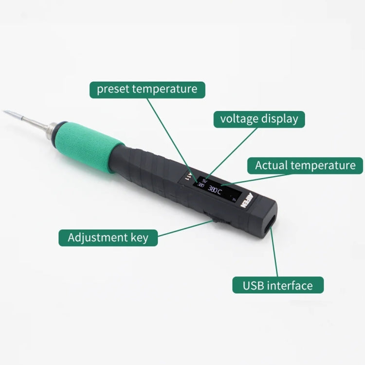Aifen A11 Portable USB Charging Soldering Station with C210 Handle, US Plug