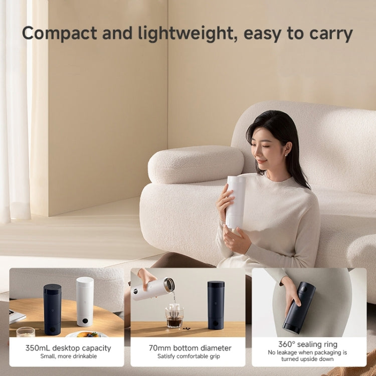 Xiaomi Mijia Smart Portable Electric Heating Cup 2, US Plug(White)
