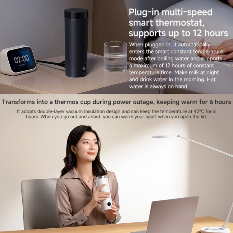 Xiaomi Mijia Smart Portable Electric Heating Cup 2, US Plug(White)
