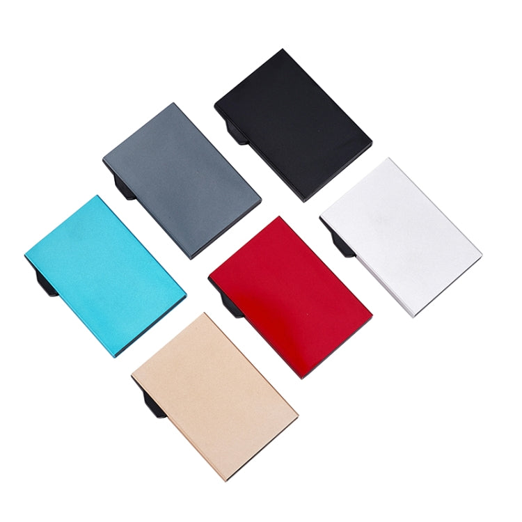 FY1901 RFID Anti-magnetic Aluminum Alloy Card Holder(Blue)