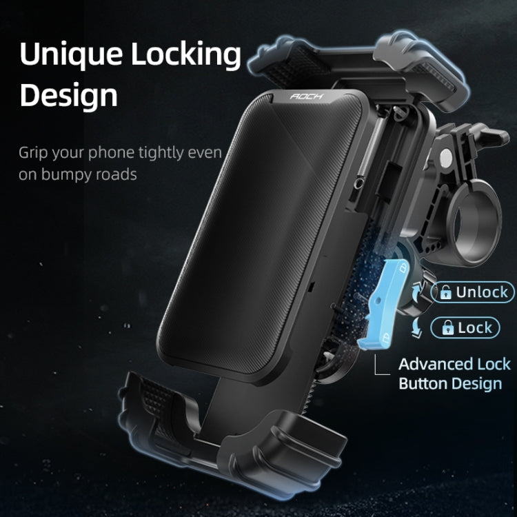 ROCK PRH1004 Cycling Phone Holder, Style:Handlebar Style