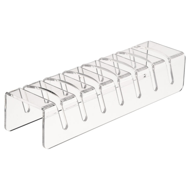 YX101 Acrylic Baseball Cap Stand Can Store 7 Baseball Caps(Transparent)