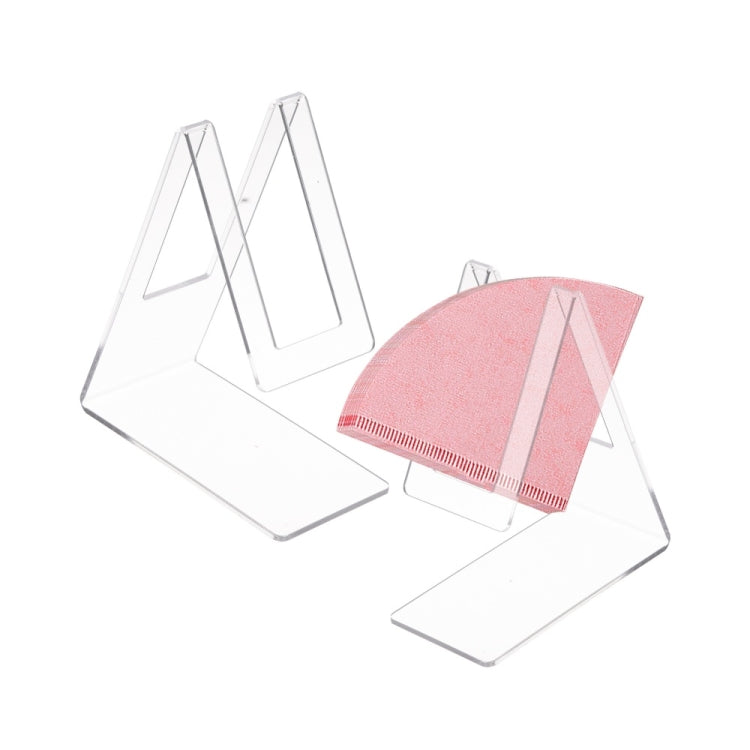 2pcs YX103 Acrylic Coffee Filter Holder(Transparent)