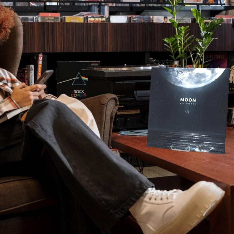 YX109 Acrylic Removable Vinyl Record Stand(Transparent)