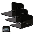 YX113 3pcs Acrylic Small Wall Mount(Black)