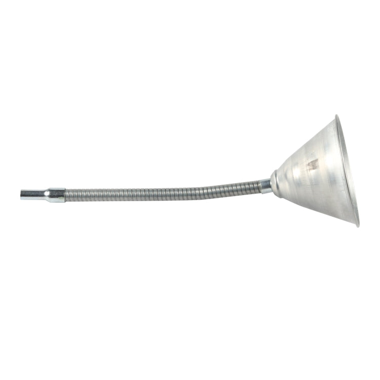 Car / Motorcycle / Yacht Steel Elbow Universal Refueling Funnel with Filter(Silver)