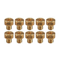 10pcs / Set Motorcycle Carburetor Nozzle for VM22-VM26 / 125CC-250CC(Yellow)