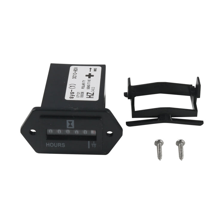 Generator / Boat / Off-road Vehicle DC10-80V Industrial Timer with Screws(Black)