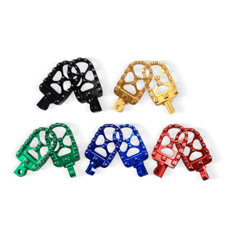 Motorcycle Modification Pedal Set Wide Fat Footpegs Foot Pegs for Harley(Black)