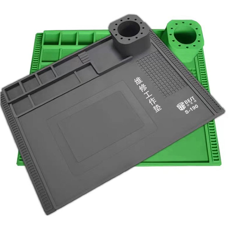 BEST S-190 High-temperature Resistant Silicone Pad Workbench Pad(Green)