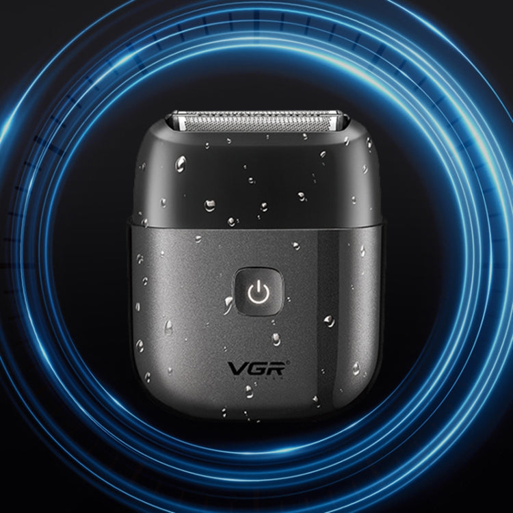 VGR V-340 5W USB Mini Portable Reciprocating Electric Shaver(Black)