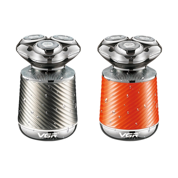 VGR V-391 5W USB 3 in 1 Smart Floating Three-Head Shaver(Silver)
