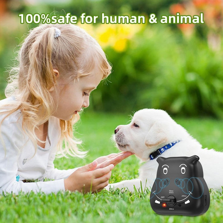 K8 Ultrasonic Bark Stopper Dog Training Device(Black)
