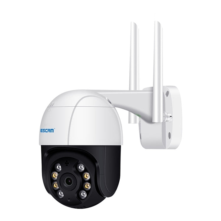 ESCAM QF518 5MP Smart WiFi IP Camera, Support AI Humanoid Detection / Auto Tracking / Dual Light Night Vision / Cloud Storage / Two Way Audio / TF Card, Plug:US Plug(White)