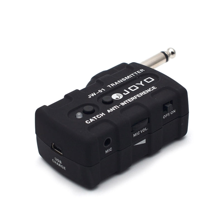 JOYO JW-01 Low Noise Portability Guitar Wireless Audio Transmitter Audio Receiver, Plug:UK Plug(Black)