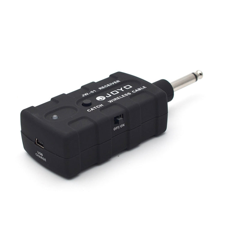 JOYO JW-01 Low Noise Portability Guitar Wireless Audio Transmitter Audio Receiver, Plug:UK Plug(Black)
