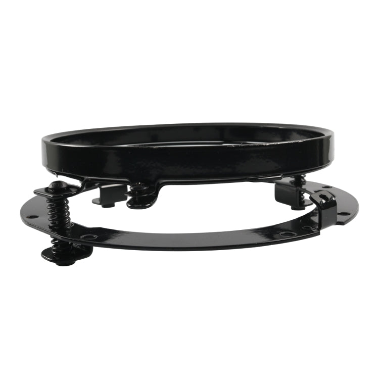 Motorcycle 7 inch Round Headlight Ring Mounting Bracket for Harley Davidson (Black)