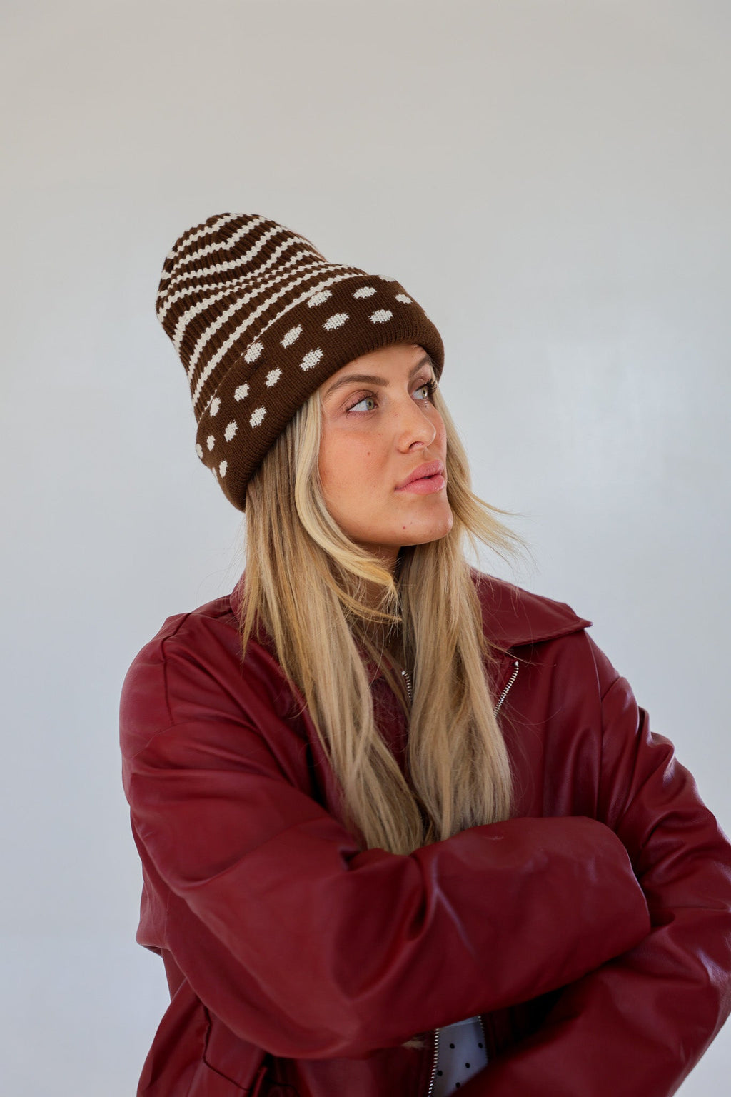 POLKA DOT BEANIE