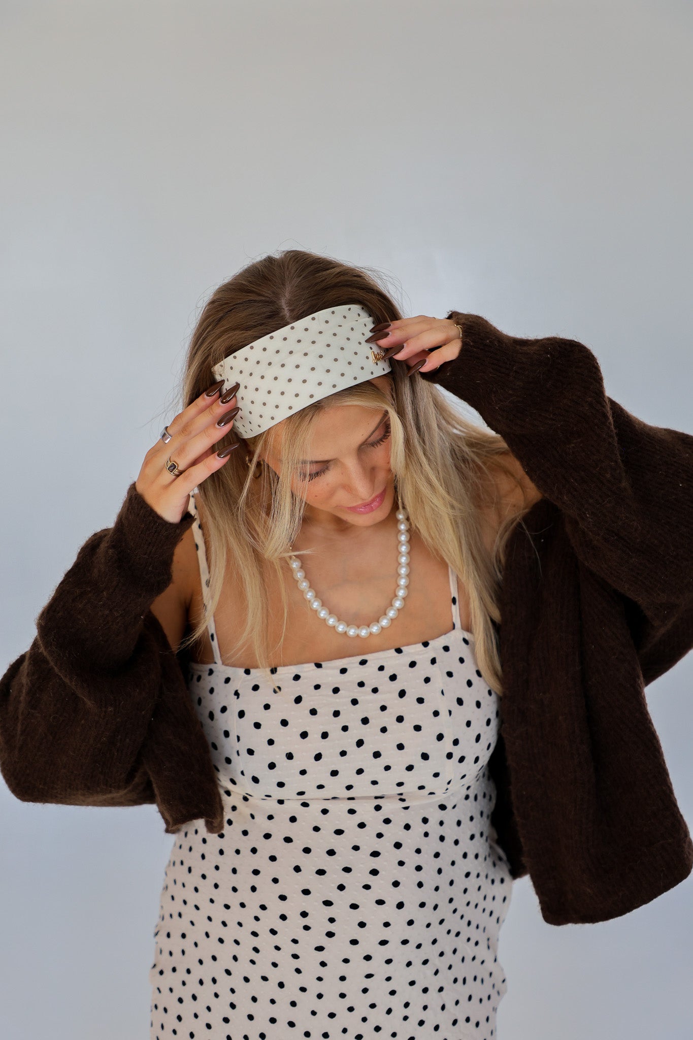 POLKA DOT SOFT HEADBAND