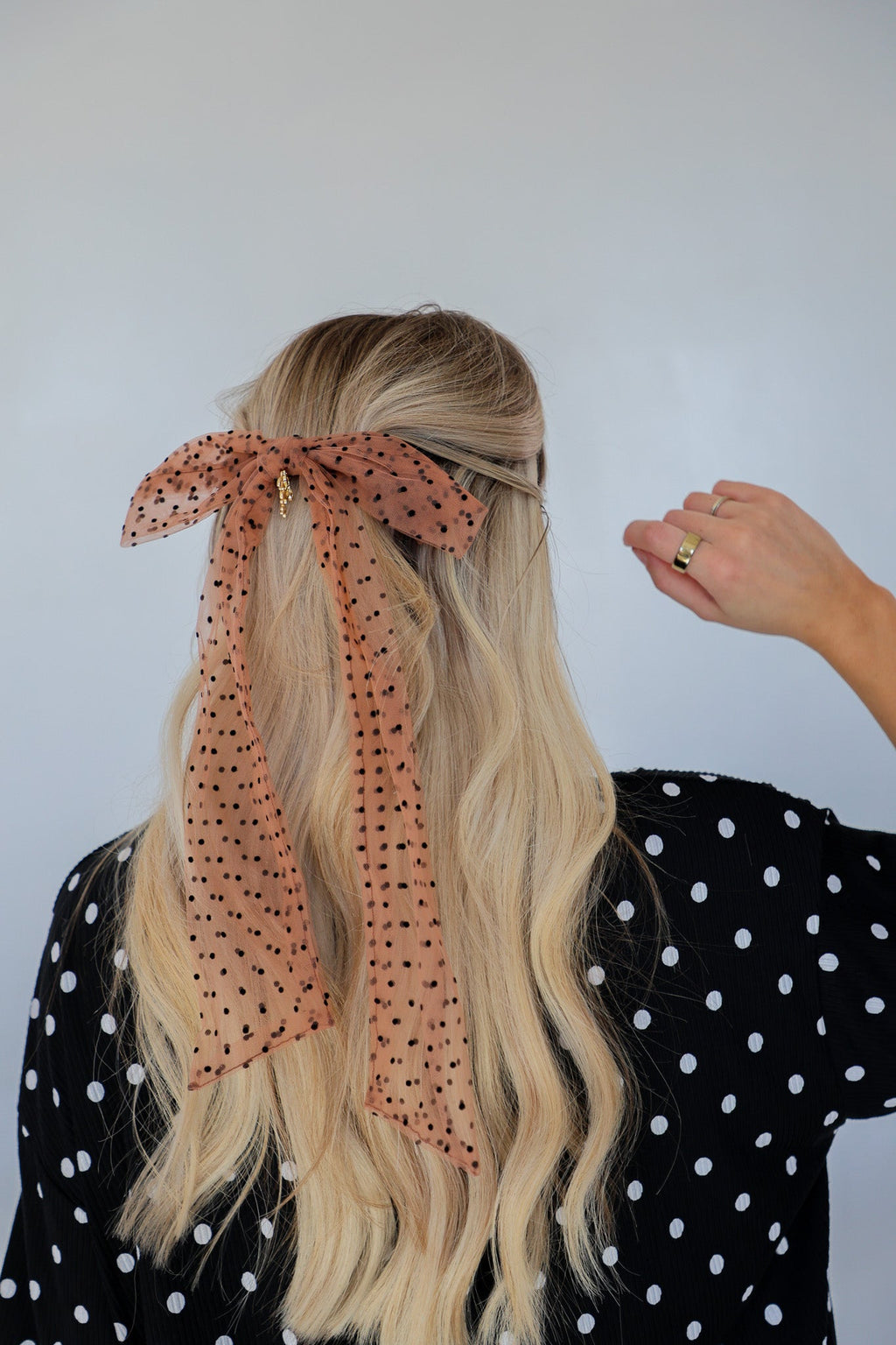 POLKA DOT ORGANZA JUM'BOW'