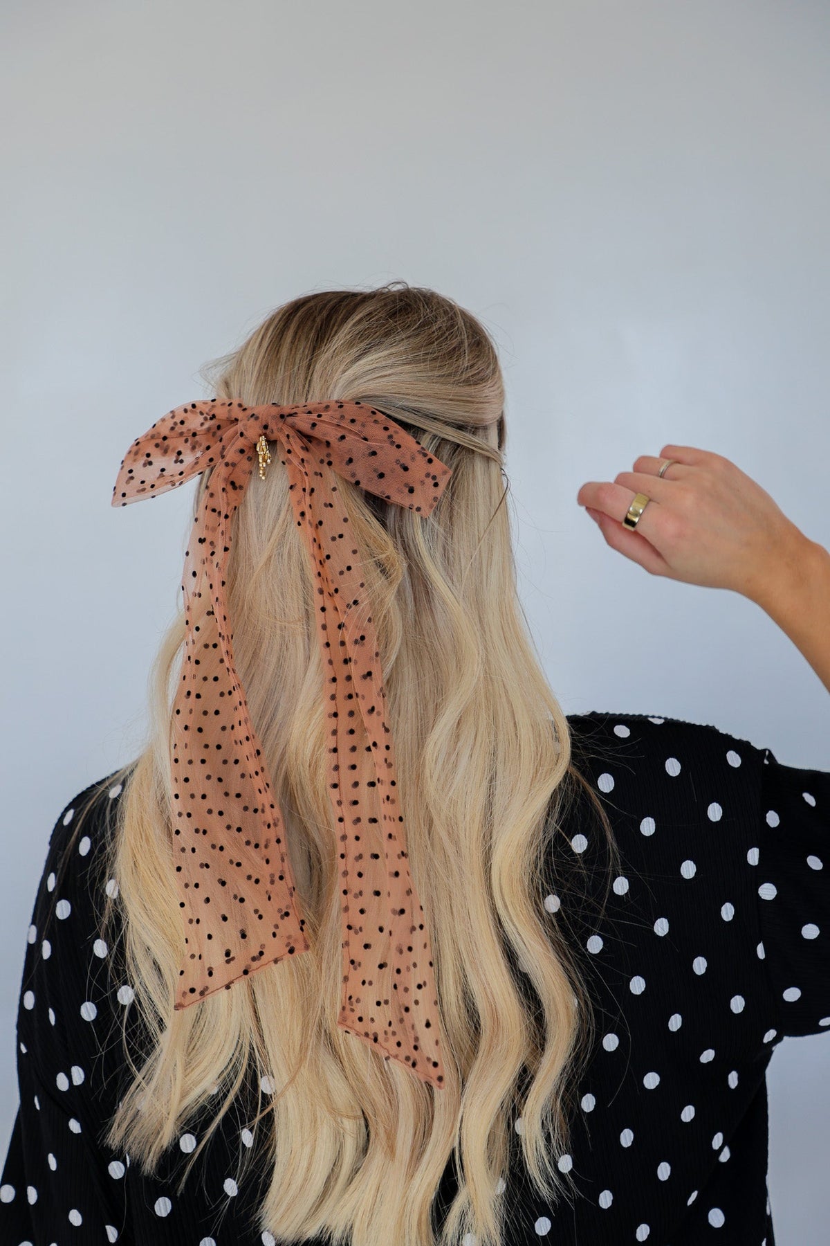 POLKA DOT ORGANZA JUM'BOW'