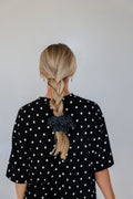 POLKA DOT OVERSIZED SCRUNCHIE