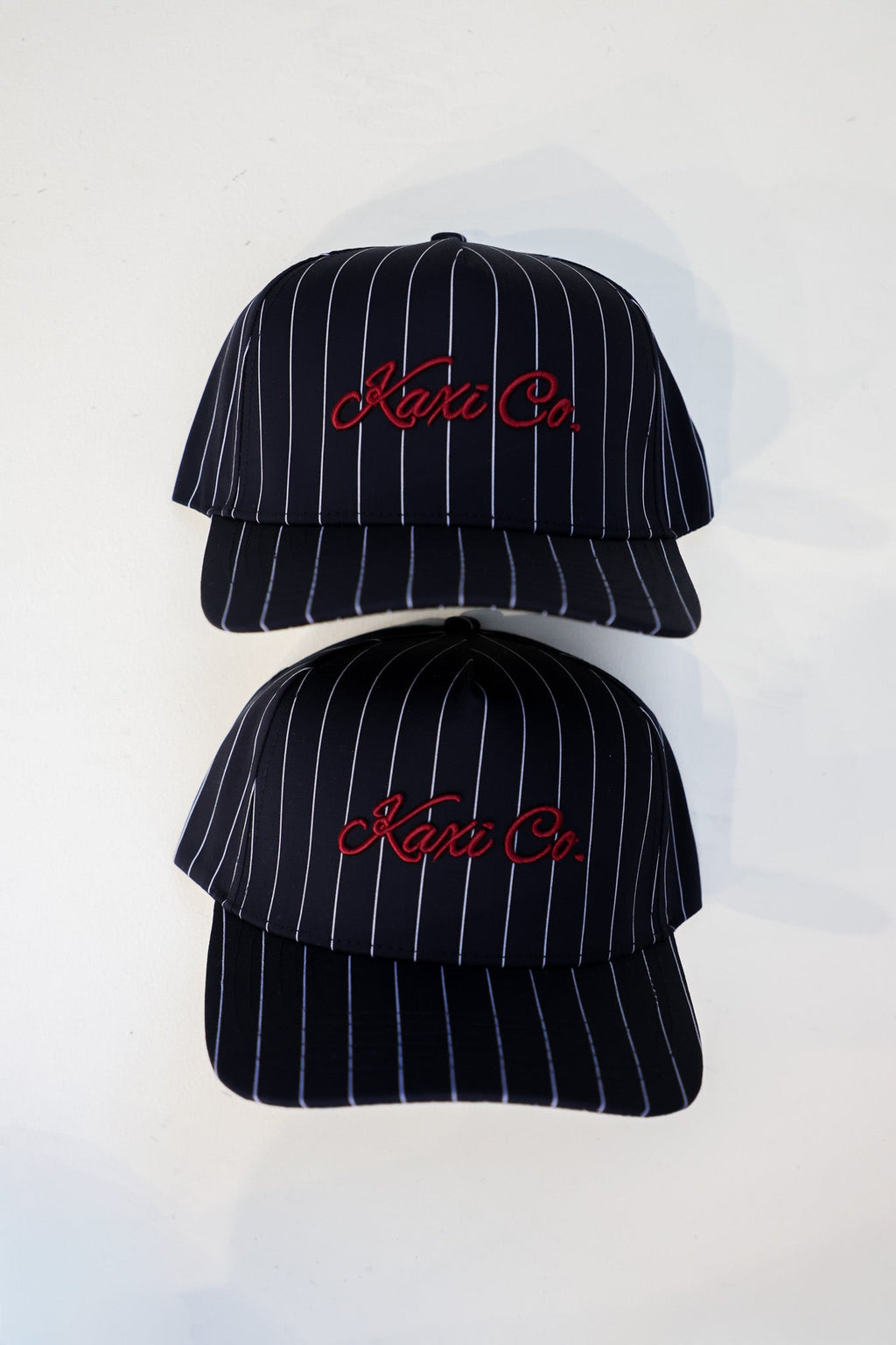 KAXI CO. PIN STRIPED TRUCKER HAT