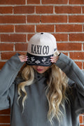 KAXI CO. PAISLEY TRUCKER HAT