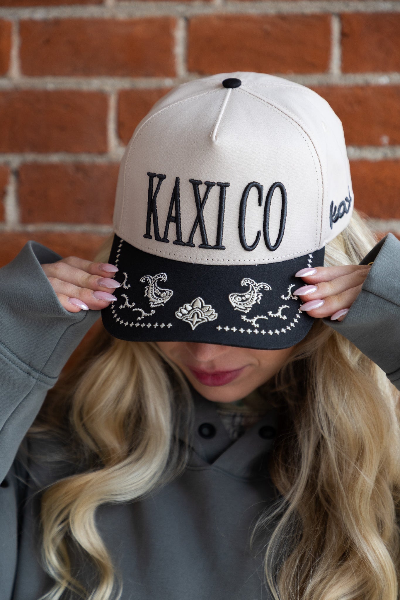 KAXI CO. PAISLEY TRUCKER HAT