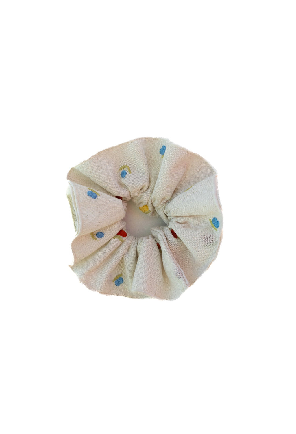 CREAM FARMERS MARKET CORSET SCRUNCHIE