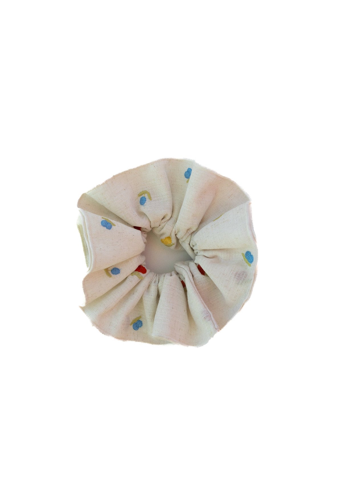 CREAM FARMERS MARKET CORSET SCRUNCHIE