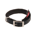Doca Dokuma Soft Fabric Black Pet Collar Adjustable 60 cm - Comfortable & Stylish Accessory for Pets