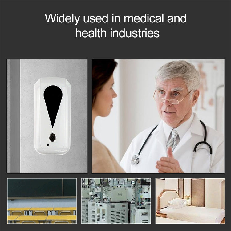 1200ML Touchless Automatic Infrared Sensor Spray Sterilization Dispenser(White)