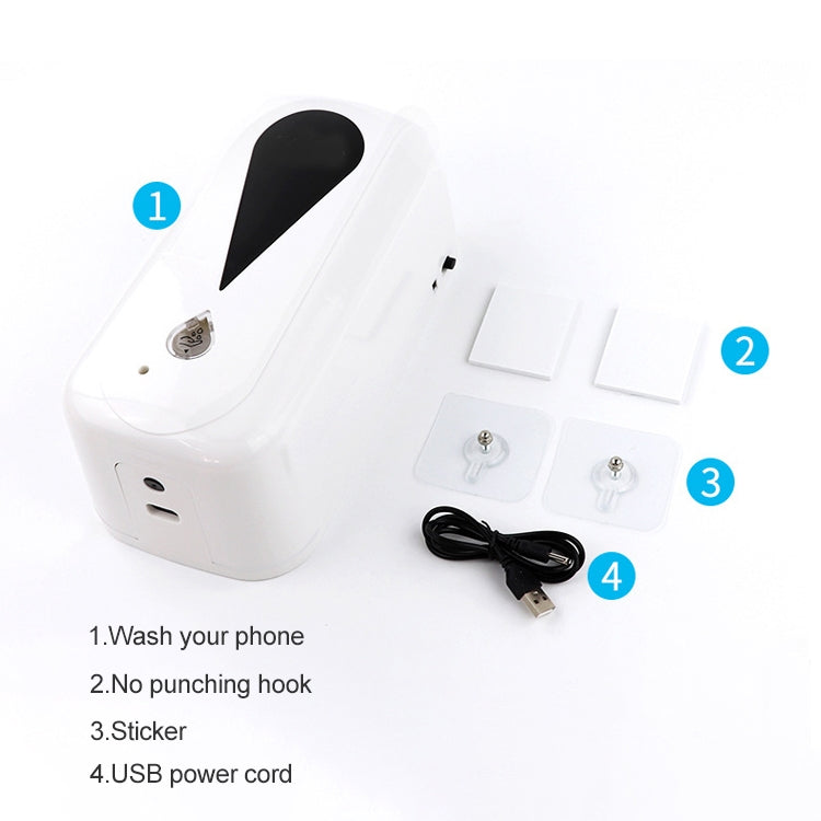 1200ML Touchless Automatic Infrared Sensor Spray Sterilization Dispenser(White)