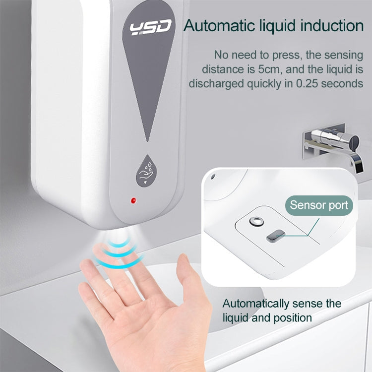 1200ML Touchless Automatic Infrared Sensor Spray Sterilization Dispenser(White)