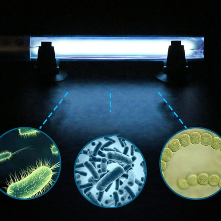220V 9W UV Ultraviolet Algae Disinfection Fish Tank Lamp, EU Plug