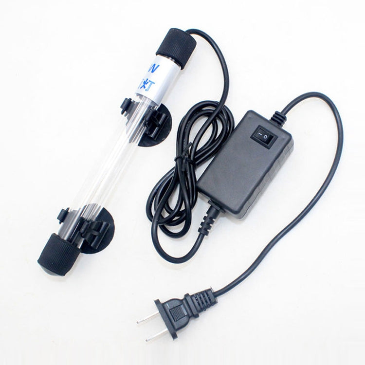 110V 7W UV Ultraviolet Algae Disinfection Fish Tank Lamp, US Plug