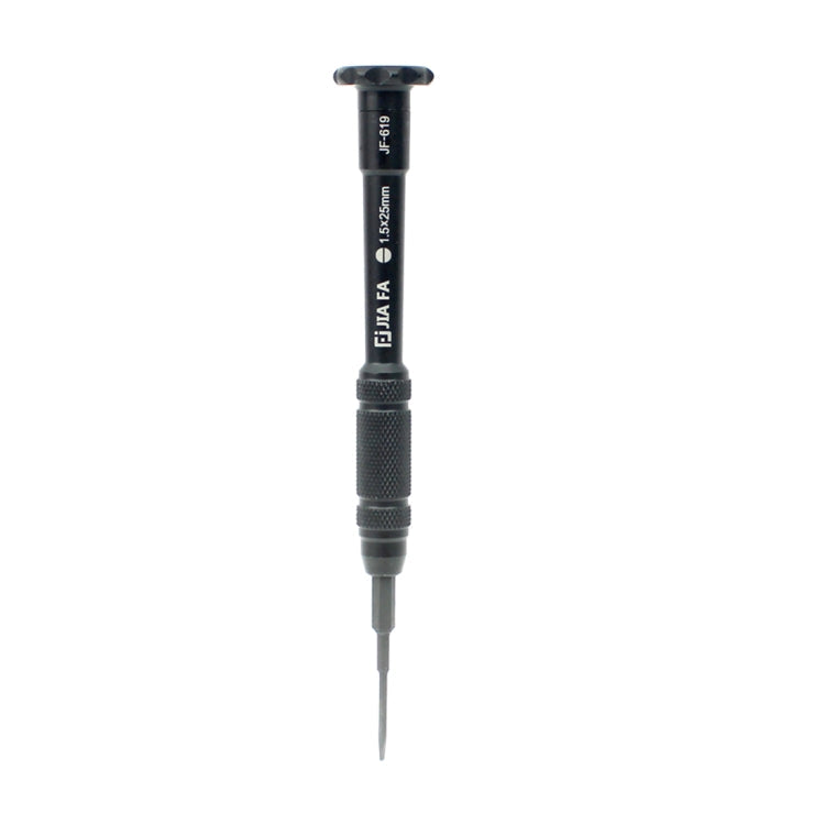 JIAFA JF-619-1.5 Mobile Phone Repair Tool 1.5 x 30mm Slotted Screwdriver(Black)